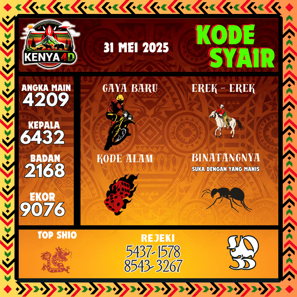 Kode Syair Kenya Pools - Mei Pools